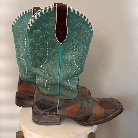 Ariat patchwork boots - Picture 1 of 7